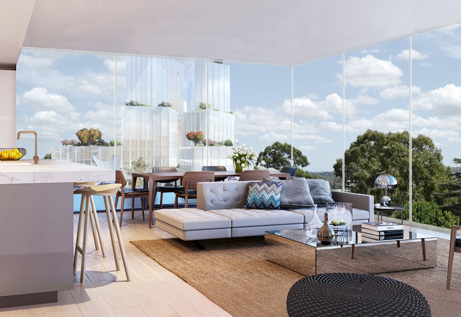 Mixed use Sydney render interior