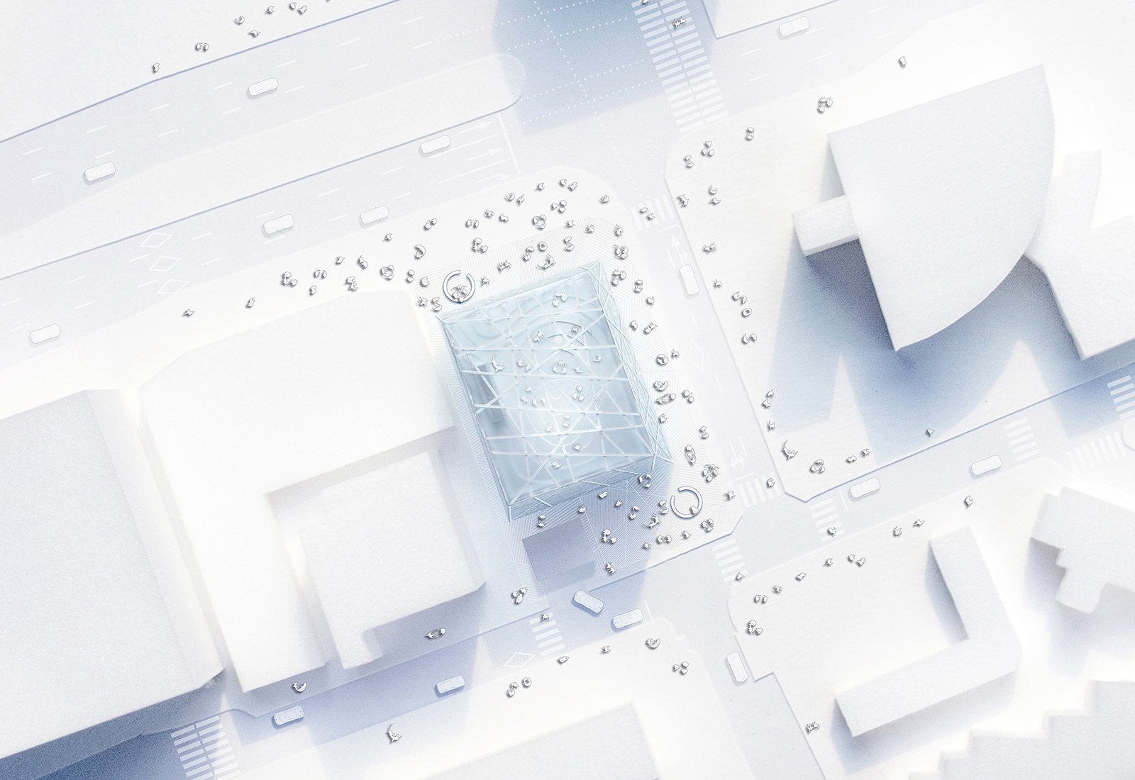 Escuela de música y sonido site plan